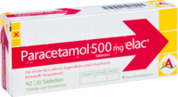 PARACETAMOL 500 mg elac Tabletten